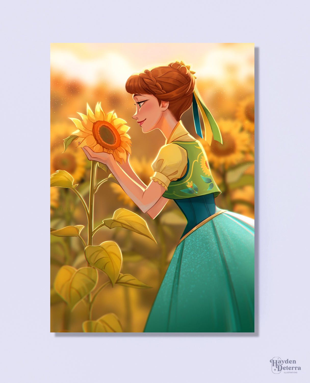 Sunflower Anna Print