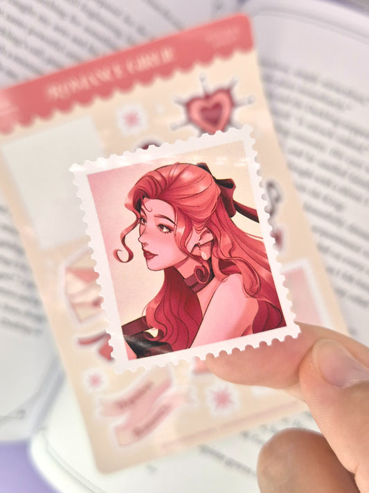 Romance Girlie Stickers Sheet