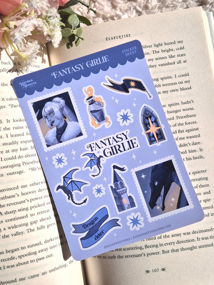 Fantasy Girlie Stickers Sheet