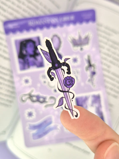Romantasy Girlie Stickers Sheet