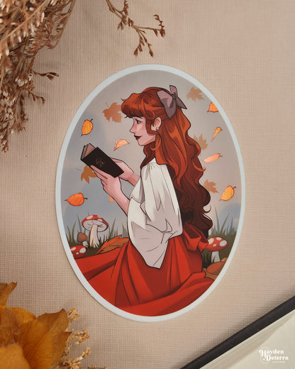 Autumn Girlie Sticker