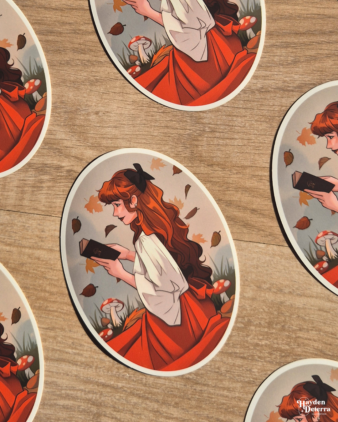 Autumn Girlie Sticker