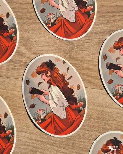 Autumn Girlie Sticker