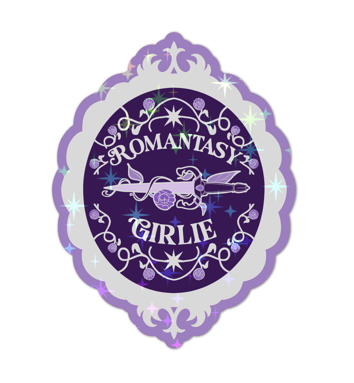 Romantasy Girlie Sticker